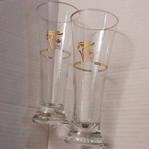 4/$80 Calgary Winter Olympic Beer Glasses - Set Of 2 (1988)